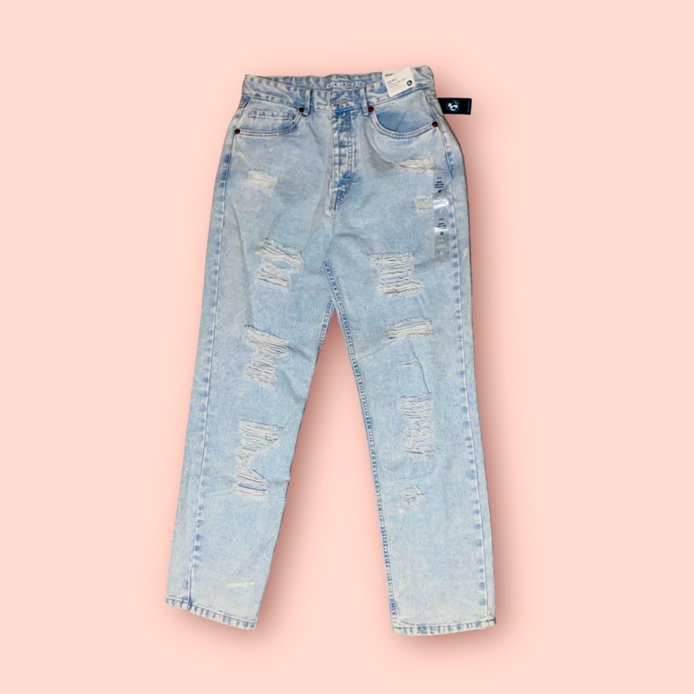 AEROPOSTALE Super high rise straight denim jeans With tags attached.